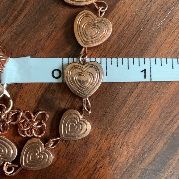 Copper tone heart bracelet - Picture 4 of 4